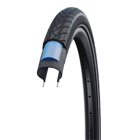 Schwalbe Marathon Plus SmartGuard zewnętrzny 24 x 1,75 47-507 mm - Czarny z odbiciem