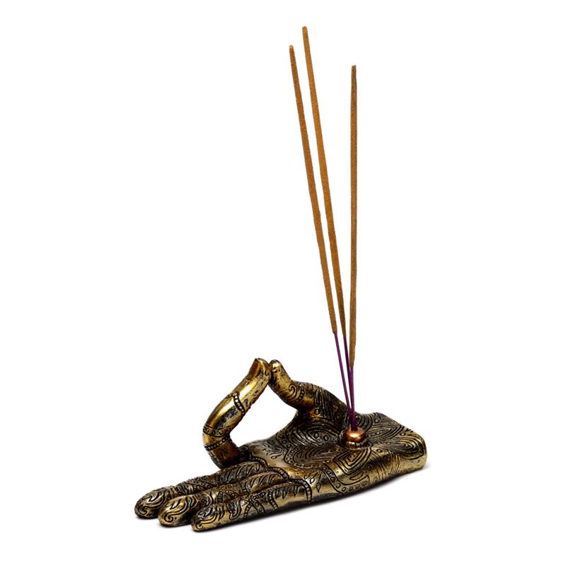Ręczny uchwyt na kadzidło Henna Budda