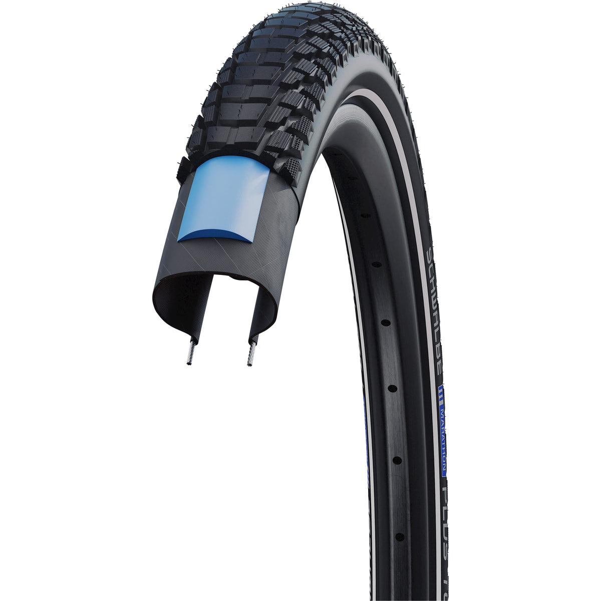 Schwalbe Clincher Maraton Plus Tour Perf 55-584 +r czarny