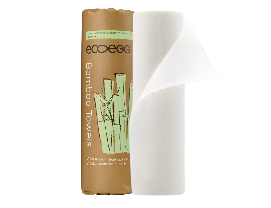 Ecoegg bambusowe - chusteczki czyszczące - w rolce - 20 sztuk