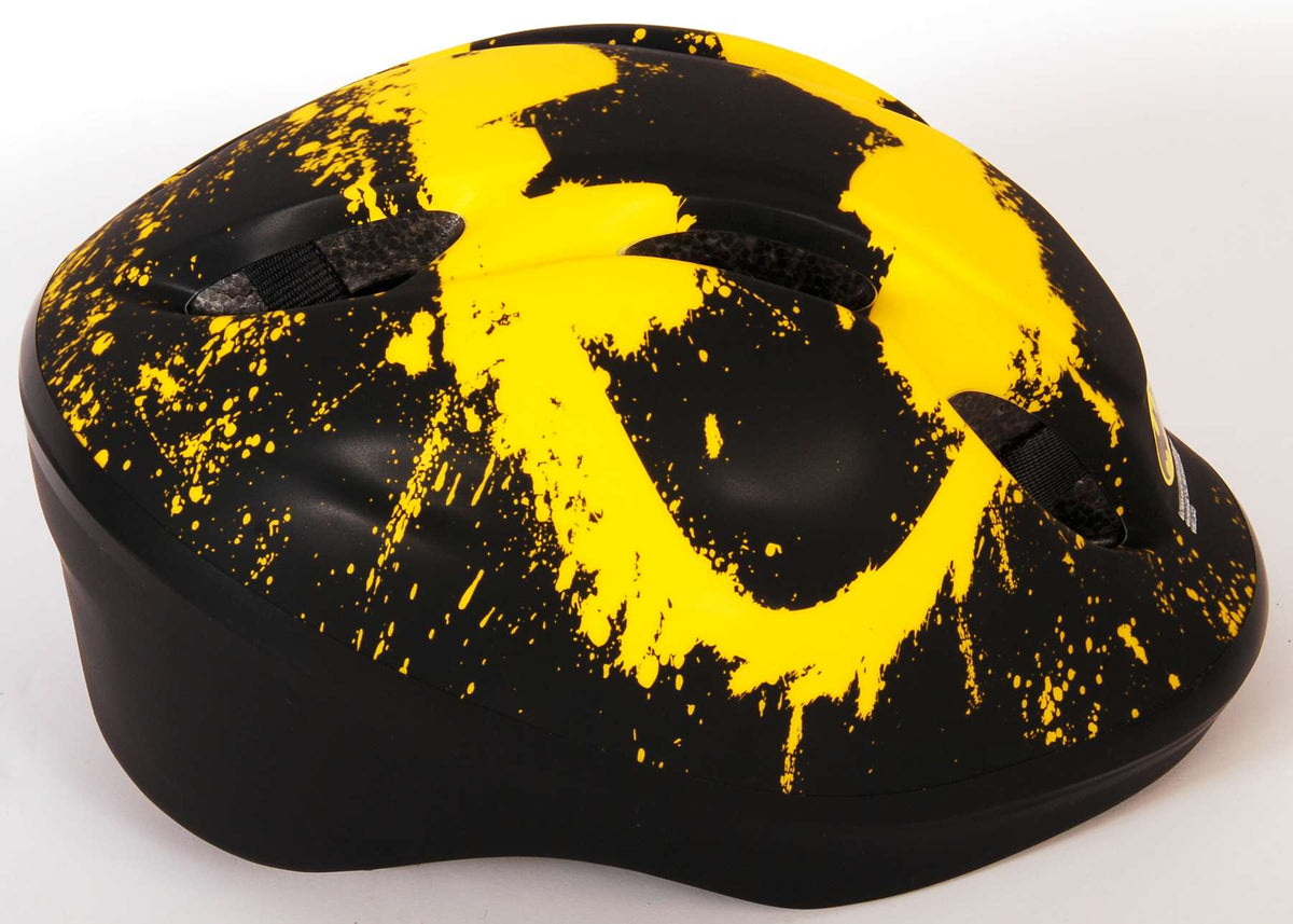 Hełm rowerowy skate Batman Junigoud 52-56 cm czarny żółty żółty