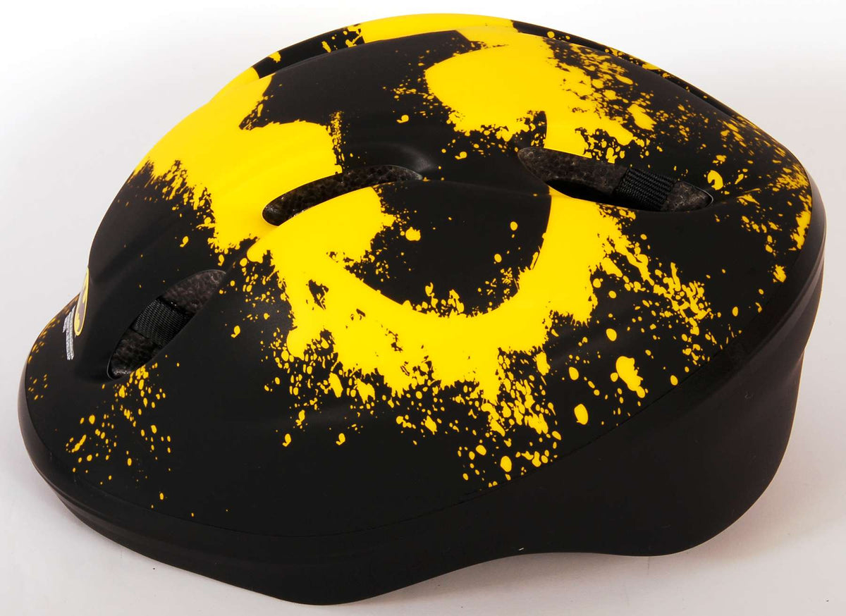 Hełm rowerowy skate Batman Junigoud 52-56 cm czarny żółty żółty