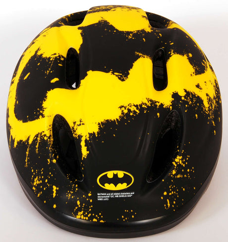 Hełm rowerowy skate Batman Junigoud 52-56 cm czarny żółty żółty