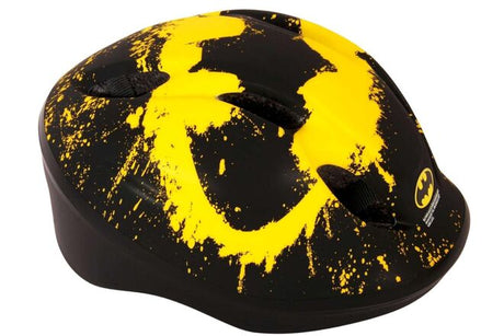 Hełm rowerowy skate Batman Junigoud 52-56 cm czarny żółty żółty