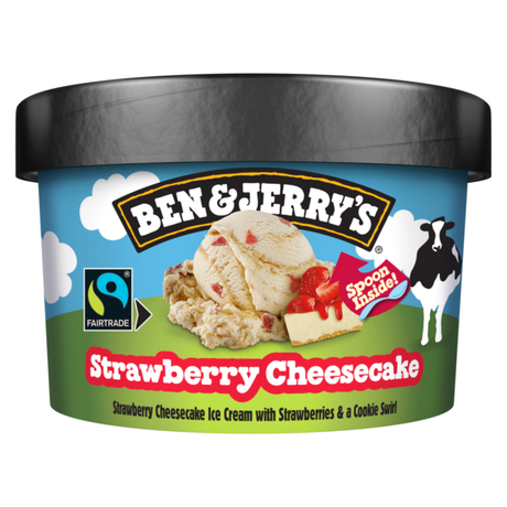 Krótki sernik truskawkowy Ben Jerry's (12x 100 ml)