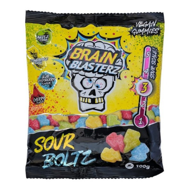 Torebka Brain Blasterz Sour Boltz (16x 100 gr)