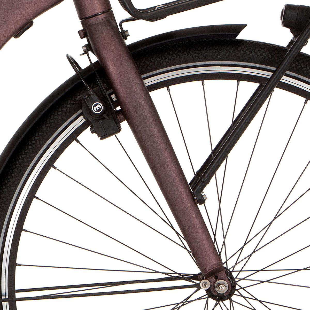 Cortina Fork E-common Black Red Matt