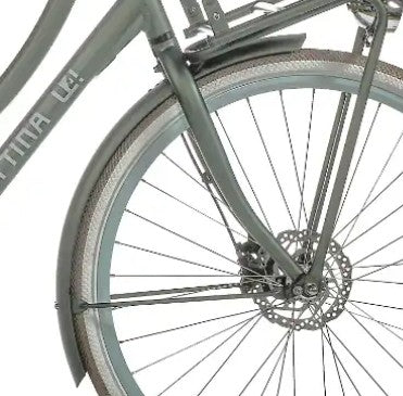 Widelec przedni Cortina e-u4 d mm disc tymiankowy szary matowy