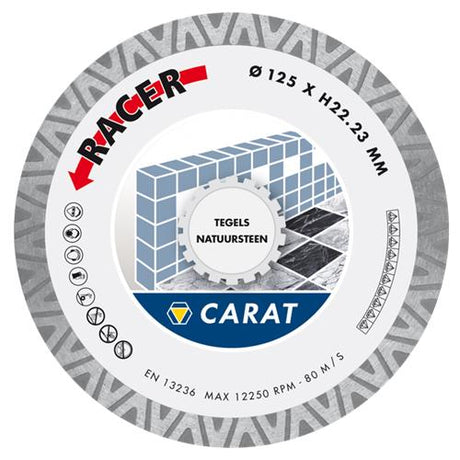 Tarcza diamentowa karatowa ø125 cdb do płytek z kamienia naturalnego