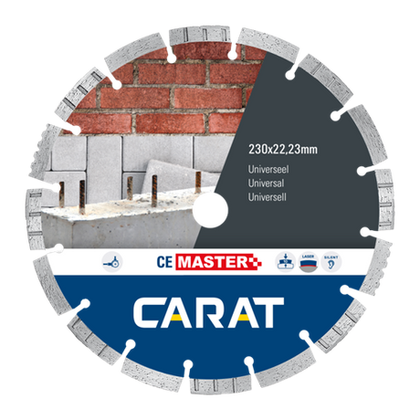 Tarcza diamentowa karatowa 230x22,23 uniwersalna ce master