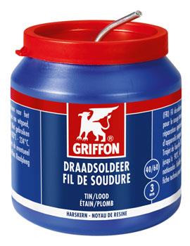 Drut lutowniczy Griffon 40 60 rdzeń żywiczny 3mm 500gr