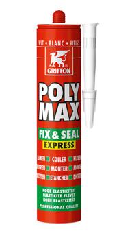 Griffon Polymax fix uszczelniacz do montażu uszczelek biały 425g