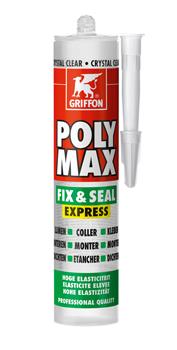 Griffon Polymax fix uszczelniacz do montażu uszczelek przezroczysty 300g