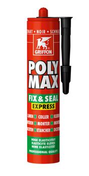 Zestaw uszczelniający do montażu uszczelki Griffon Polymax fix czarny 425g