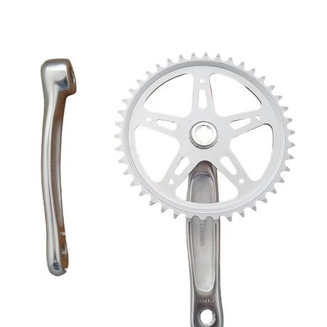 Zestaw korbowy CL011 42T 170 mm 3 32 srebrny