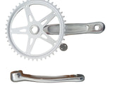 Zestaw korbowy CL012 44T 170 mm 3 32 srebrny