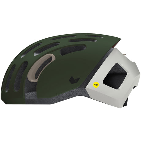 Koci kask wyścigowy szept ii, rozmiar l, matowy, ciemnozielony metal