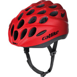 Kask dziecięcy w kształcie kota, rozmiar m 55-58cm, czerwony