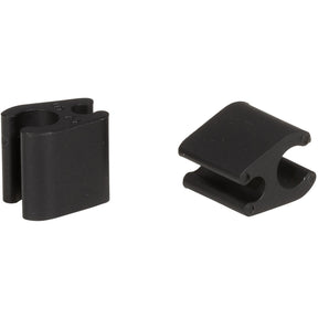 Elvedes zaciski kablowe duo 4.1+4.1mm czarne (10szt)