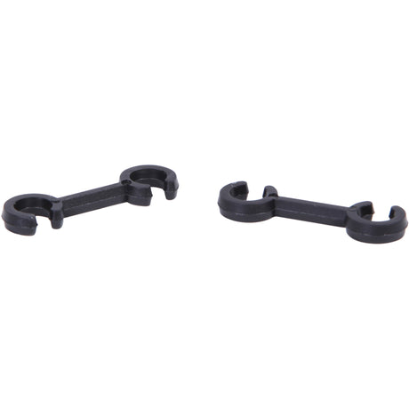 Elvedes Klipsy kablowe 4-5 mm PVC Czarny (100x) ELV2010020