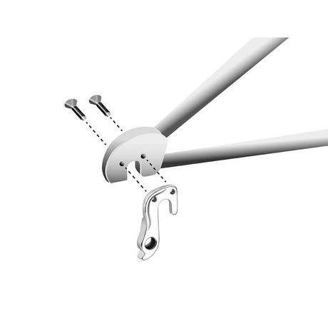 Wiselan o wisiorku GH-165 59,2 mm srebrny