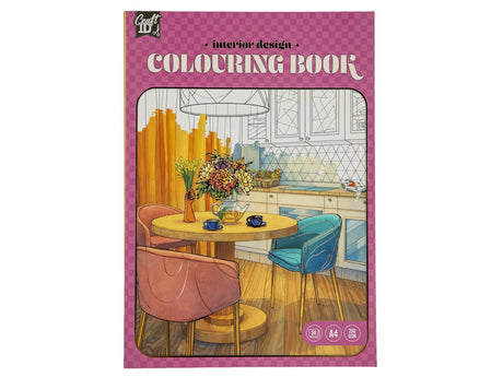 Craft id kleurboek a4 24 bladzijdes 2 assorti