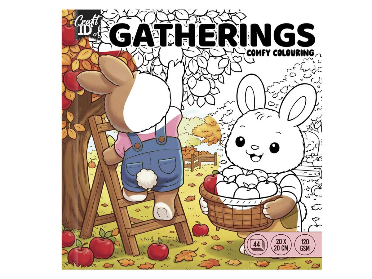 Craft id comfy kleurboek herfst 20x20cm 3 assorti