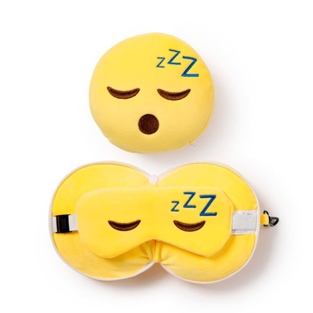 Ty relakseazzz snoozie the Sleep Head okrągła maska podróżna na poduszkę do spania