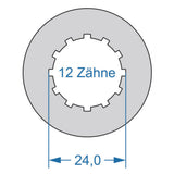 Narzędzie rowerowe Cycplus power.tool 2-stronne t8 37,1 t12 24,0