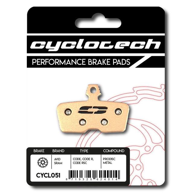 Cyclotech, cyclotech cyclotech schijfremblok prodisc metal sram code r