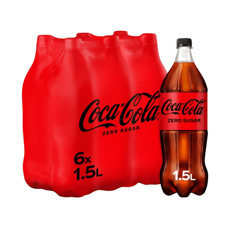 Coca-cola zakrętka zero cukru (6x 1,5 litra)