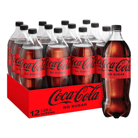Butelka PET Coca-Cola zero (12x 1,25 litra)