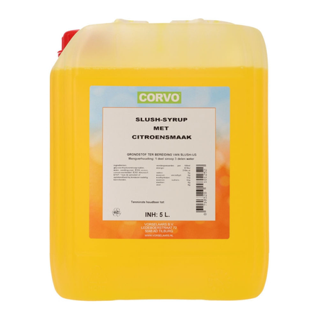 Syrop slush Corvo cytrynowy (5 litrów)
