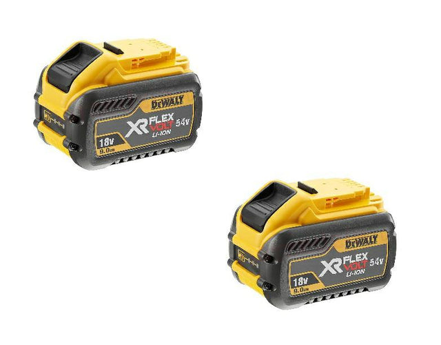 Dewalt batterij 18 54v 9,0 3,0ah flexvolt dcb547 2szt.