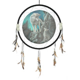 Łapacz snów Lisa Parker Spirit Wolf o średnicy 60 cm