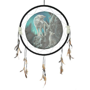Łapacz snów Lisa Parker Spirit Wolf o średnicy 60 cm