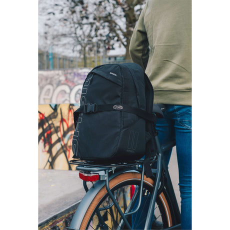 STECO Monkey-With Bagage Rider szerszy z paskiem czarnego