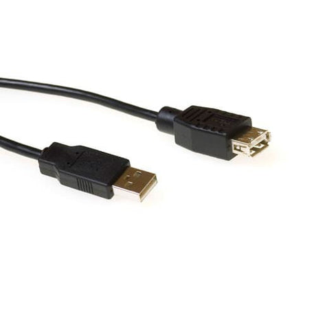 Act USB 2.0 A męski - USB-A żeński czarny 1,8 m