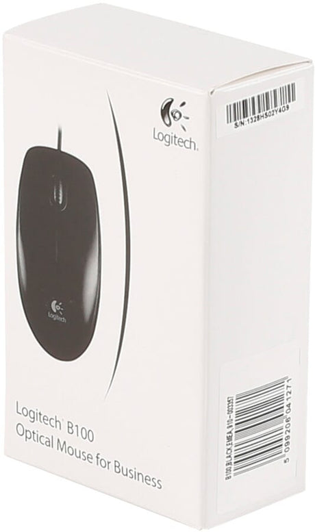 Mysz Logitech 910-003357 plastikowa czarna