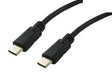 Kabel USB3.1 gen 2 typ c 1 metr - czarny
