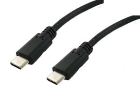 Kabel USB3.1 gen 2 typ c 1 metr - czarny