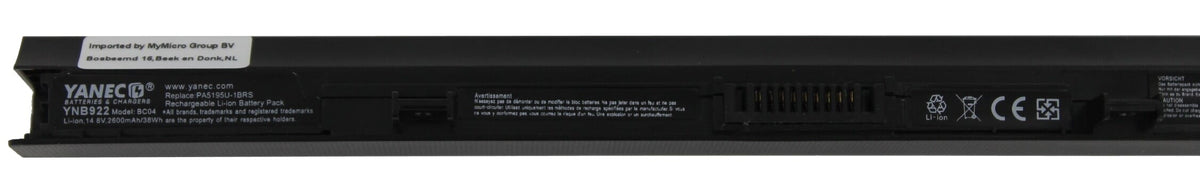 Bateria laptopa Yanec 2600 mAh