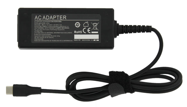 Zasilacz do laptopa USB-C 45W, czarny