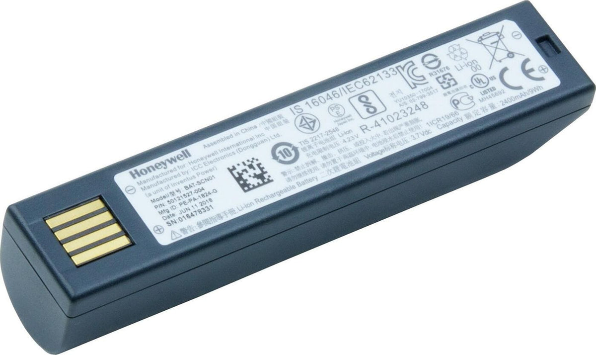 Honeywell Barcode Skaner bateria lit-jon 3,7 V 2400 mAh