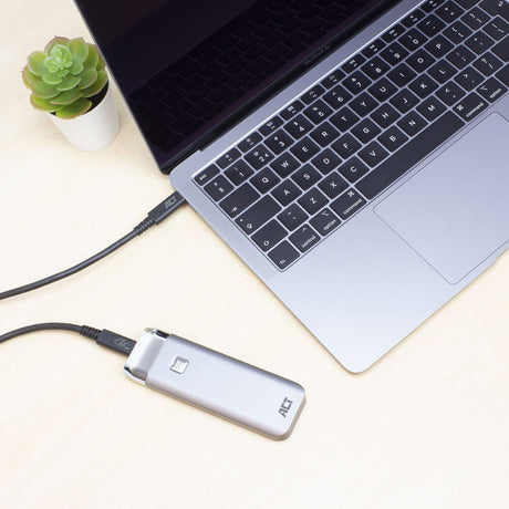 Kabel Act USB-C ac7401 czarny 1 m