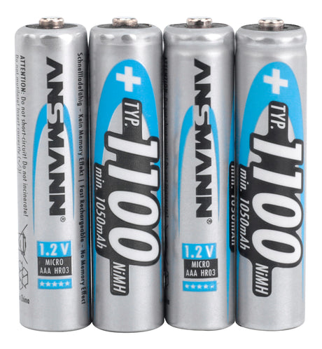 Ansmann Nimh Akumentalne mikro AAA Typ 1100 4er Blister