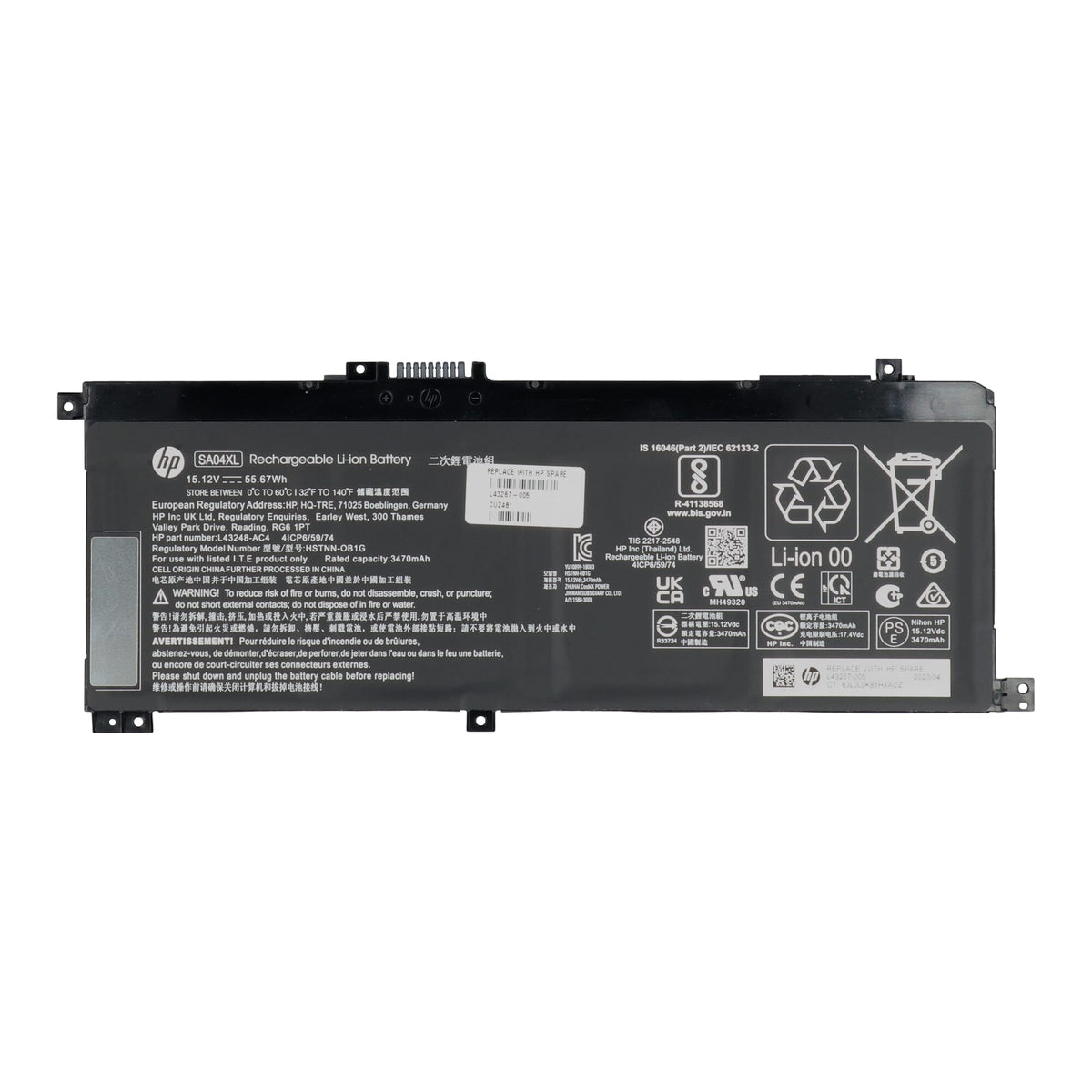 Bateria do laptopa HP 3600 mAh