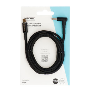 Kabel ładujący Yanec USB-C na 4,0 x 1,35 mm 1,8 m