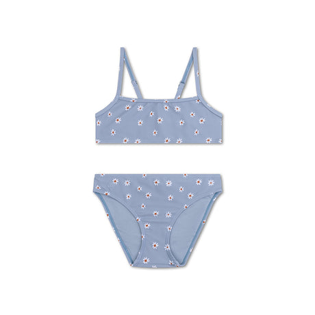 Kwiat stokrotki | niebieskie dziewczęce bikini UV