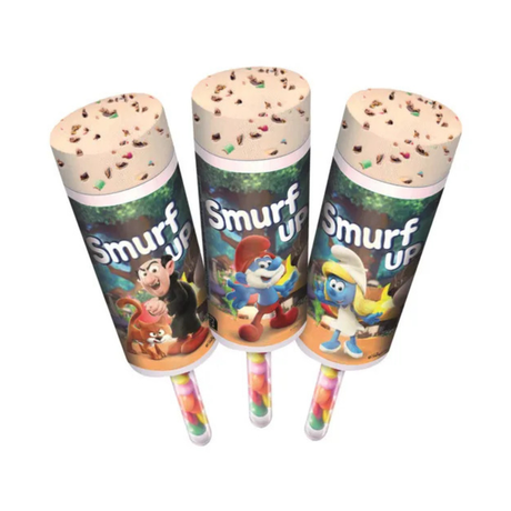 Lody push-up Domini Smurfs (24x 80 ml)